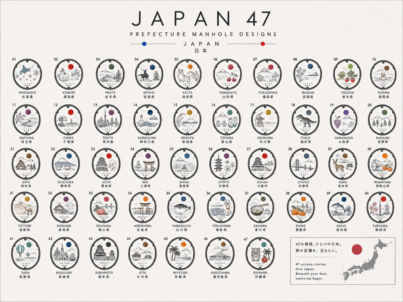 Society 47 — マンホールデザイン